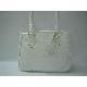 White Woven Handle Ladies' Handbag, 29249