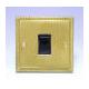 13 Amp 1 Gang 2 Way Switch Plate. (Cast Brass-Georgian style)