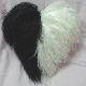 Heart Shape Lambskin Cushion Cover-M, CA10086 B+W
