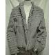 Sheared Rabbit Fur Jacket, GM10014-GY