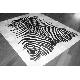 180x240cm Hairon Cow Rug (Zebra printed pattern), CA10060EX