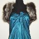 Mini Silver Fox Fur Vest w/fabric lining