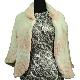 Ladies' Two tone colour Knitted Rex Rabbit Fur Jacket