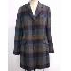 Plaid Wool Coat