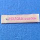 Woven Label with Diamond