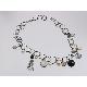 PLASTIC NECKLACE WITH GLASS STONE
