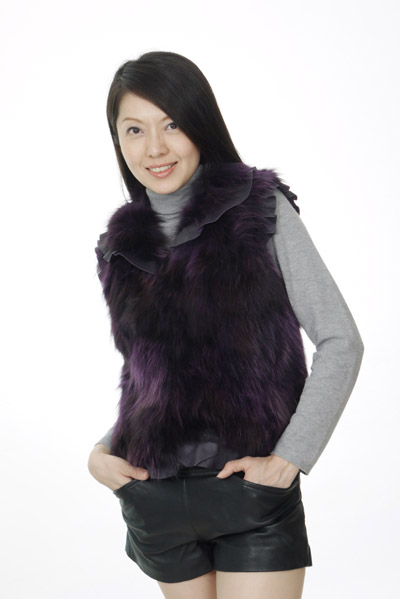 Patchwork Fur Leather Vest