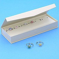 Wine Charm Box - Cream
