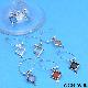 Wine Charm Plastic Transparent Square