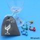 Wine Charm Pouch  inchesCest Mon Wine inches, WC-<B>pouch</B>