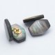 Cufflink - Black Shell Hexagon
