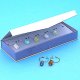 Wine Charm Box - Purple/Pearish, WBX-0004