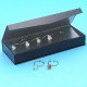 Wine Charm Box - Black Patterned, WBX-0002