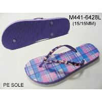 Ladies Fashion Pe Slippers