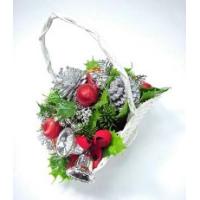 Christmas oval basket
