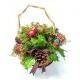 Christmas round basket