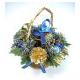 Christmas round basket