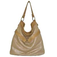Metallic Linen Tote Handbag