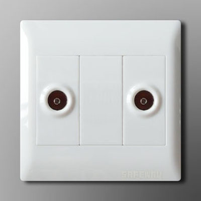 2 way with TV plug socket