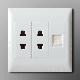 2 way use both for flat or round pin with Telephone or Network plug socket