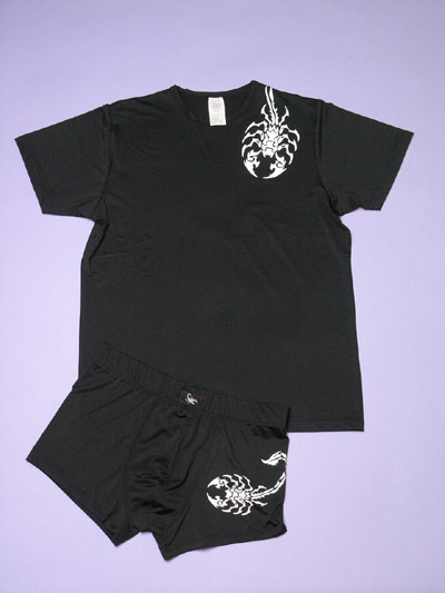 Knit t-shirt and boxer