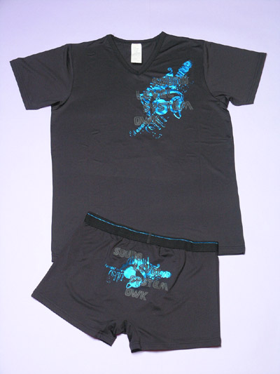 Knit t-shirt and boxer