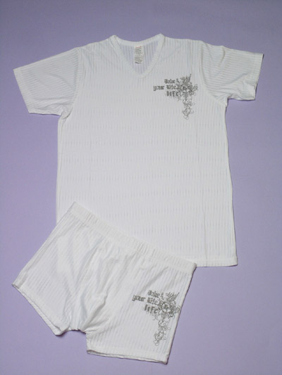 Knit t-shirt and boxer