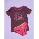 Knit T-shirt and brief