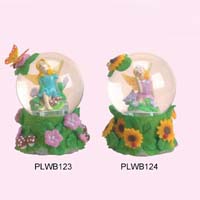 120mm Waterball w/Fairy & Morning Glory Design (PLWB123)120mm Waterball w/Fairy & Sun Flower Design (PLWB124)