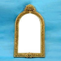 Golden Antique Wall Mirror