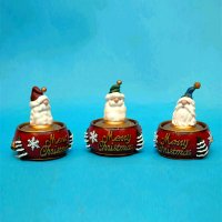 Santa Polyresin Timer