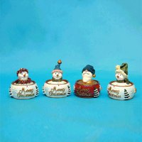 Snowman Polyresin Timer