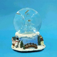 Deer Water Globe w/ LED & Musical IC