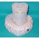 Heart Sharpe Candle Holder with Candle