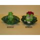  inchesFloating On Water inches Resin Frog w/Flower Figurine (BW032)  inchesFloating On Water inches Two Resin Frog w/Umbrella Figurine (BW029)
