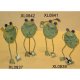 Tin Garden Decoration- Playing Baseball Frog (837) Playing Golf Frog (842) Playing Golf Frog (841) Playing Football Frog (839), XL0837 
XL0842 
XL0841 
XL0839