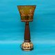 Antique Gold Table Lamp w/ Transparent resin Lampshade(square)