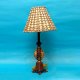 Roman Style Lamp with Rattan Lampshade
