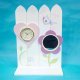 Bufferfly Pattern Wall Plaque With Clock & Mirror