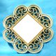 Roman Style Square Mirror