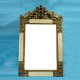 Brick Style Square Wall Mirror
