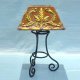 Resin and Metal Base Candle Lamp