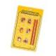 Stationery Set (pencils, pins), S-028 (6 Assorted)