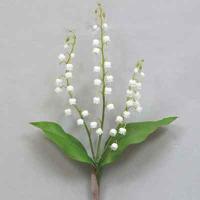 Lily of Valley x3 15 inches # White