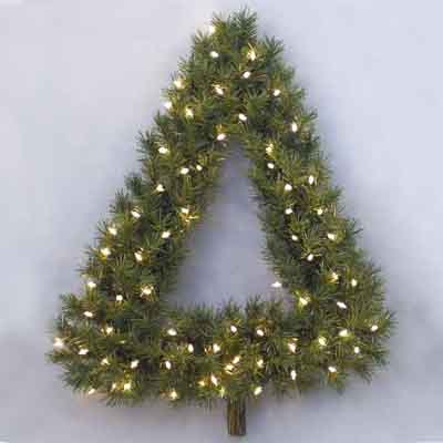 Christmas Tree Wreath (Medium)