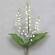 Lily of Valley x3 15 inches # White