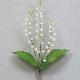Lily of Valley x3 15 inches # Pink