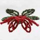 3D Poinsettia Hanging 25 inches, 68380