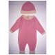 Baby's 100% Wool Knitted Overall & Hat, 01-BB1841
