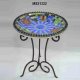 Mosaic / wrought iron bird bath